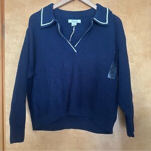 NWT! Navy Nautical Coastal Sweater